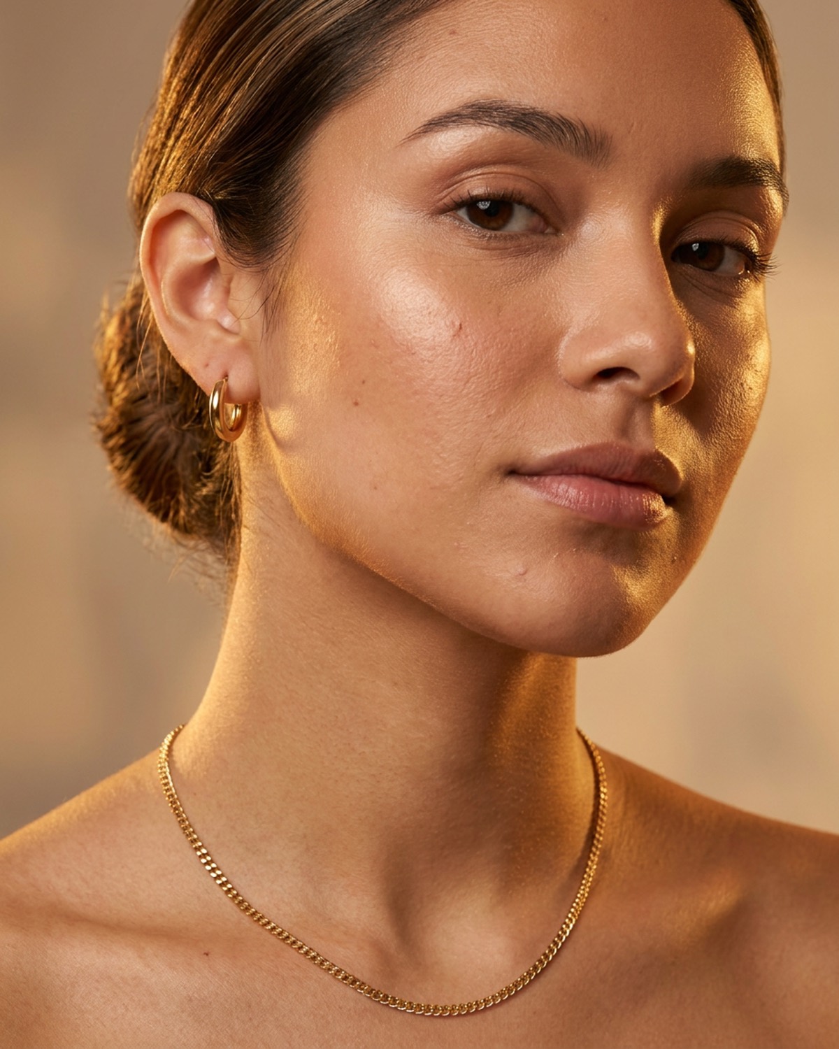 Joyería, puesta en modelo