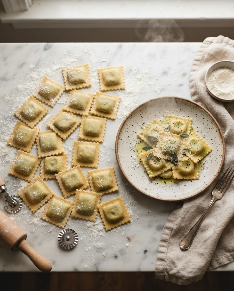 Pasta fresca, foto de catálogo