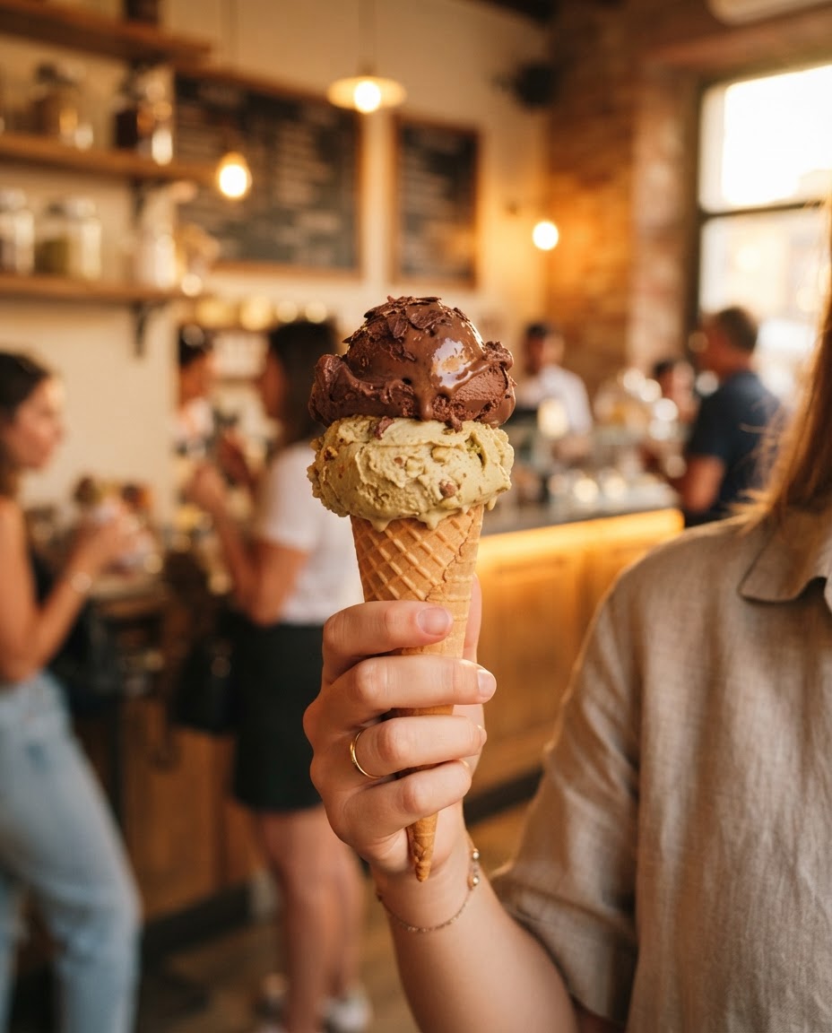Cucurucho de helado, foto de catálogo